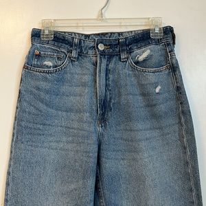 H&M Jeans straight wide leg, high waist
